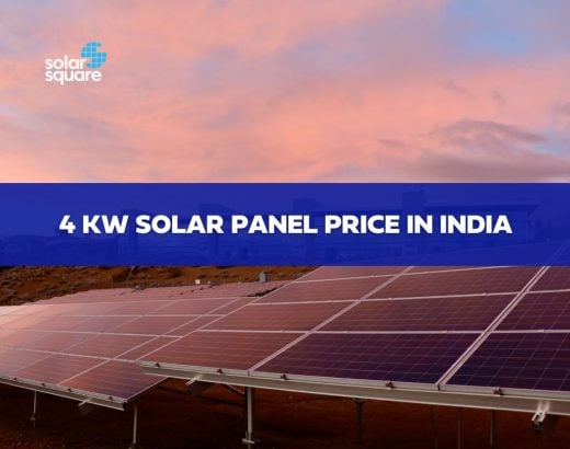 4 KW solar panel price in India: Types of solar systems