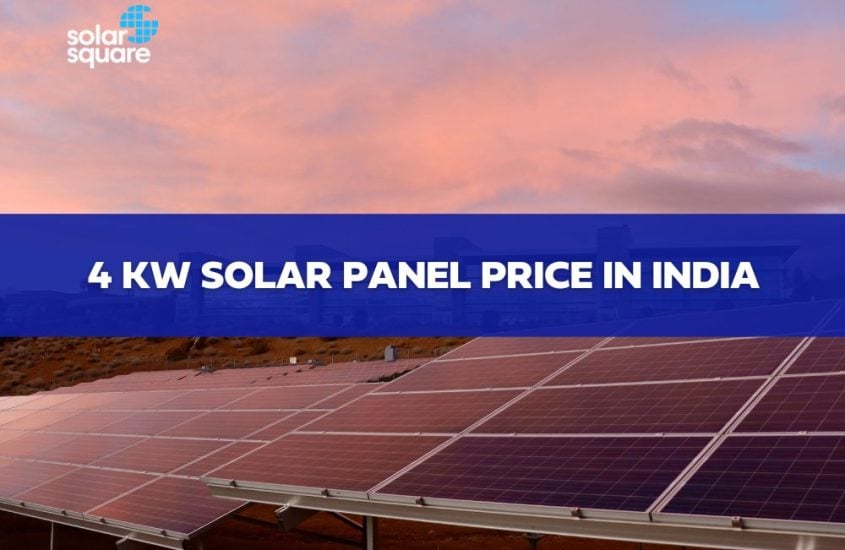 4 KW solar panel price in India: Types of solar systems