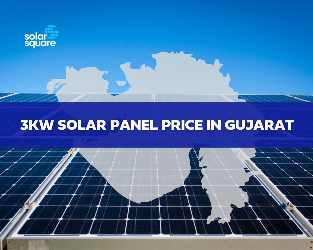 What is the 3kW solar panel price in Gujarat with subsidy?