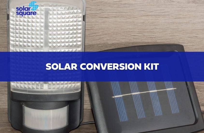 Solar Conversion Kit: A portable device to power your house