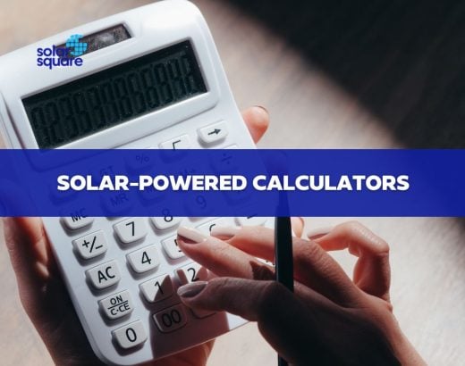 SOLAR-POWERED CALCULATORS