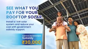 1 kW Solar Panel Price in India with and without a subsidy